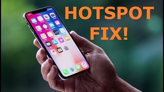 iPhone X Personal Hotspot Not Working - Contact Carrier Issue - iOS  [FINALLY SOLVED✔]