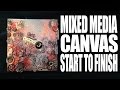 How to: Mixed Media Canvas - Nana3