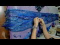 Wet Felting Tutorial - How to Wet Felt a Cobweb Scarf