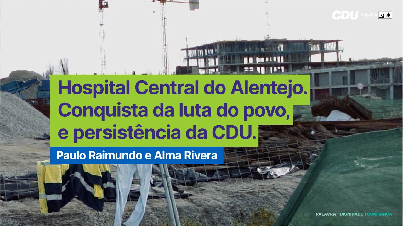 Visita à construçao do Hospital Central do Alentejo