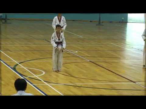 Taekwondo Singapore 2009 Poom Grading- Kyle Muir