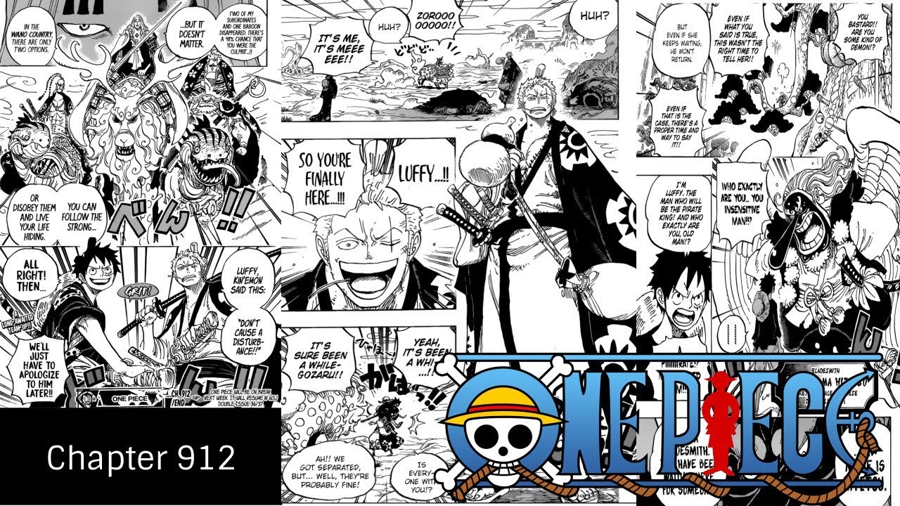 Luffy Found Zoro One Piece Chapter 912 Amigasa Village Youtube