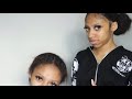 BRAIDED PONYTAIL ON TWIN SISTER *hilarious* MUST WATCH! TheWickerTwinz