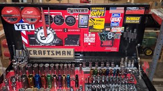 Craftsman 1000 series tool cart and top chest tour