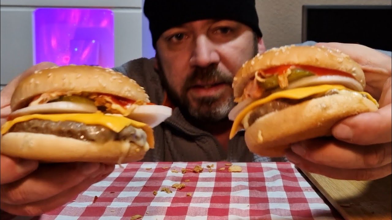 TrashFood Alarm❗️ chef select Cheesburger von LIDL | Pimp my Burger | (MUKBANG)
