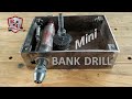 I build mini  BENCH DRILL / Construyo mini TALADRO de mesa [1a Parte]