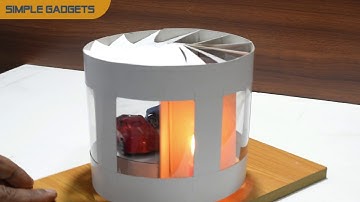 How to make rotating Display from cardboard - Easy Diy