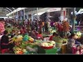 Asian Market Street Food Combinations , Wet Market, Market Street Food, Cambodia