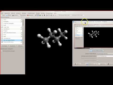 Scrrenshots von Avogadro-Bildern anfertigen