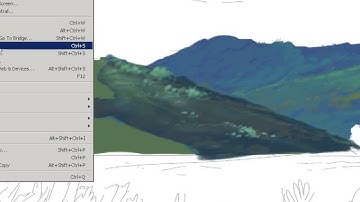 how to painting background for anime / cartoon using photoshop tutorial part.2