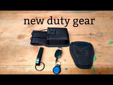 new duty gear, Bianchi cuff case, zac tool tactical key holder. universal radio case.