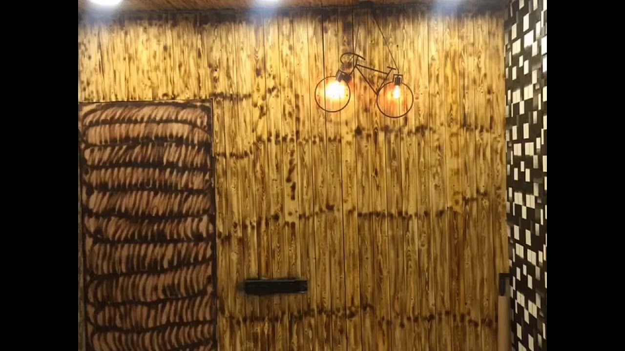 عمل ديكور خشب للسقف YouTube