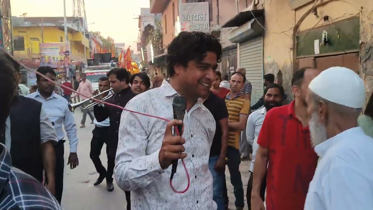  रण मैं कूद पड़ी महाकाली~~Kali Mata bhajan ~~{ Ashok Band Saharanpur }~~ Ramnavami Shobha Yatra 2025