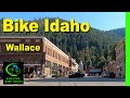 30 Minute Virtual Bike Ride | Wallace Idaho | Coeur d’Alene Trail | Cycling Workout | Travel Video