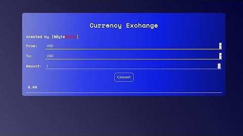 currency exchange calculator use chat gpt without writing any code