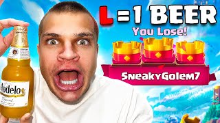 1 LOSS = 1 BEER (Clash Royale Challenge)