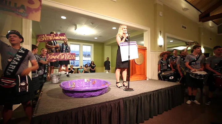 Laurie Kelley takes the ice bucket challenge, challenges Fr. Mark Poorman!