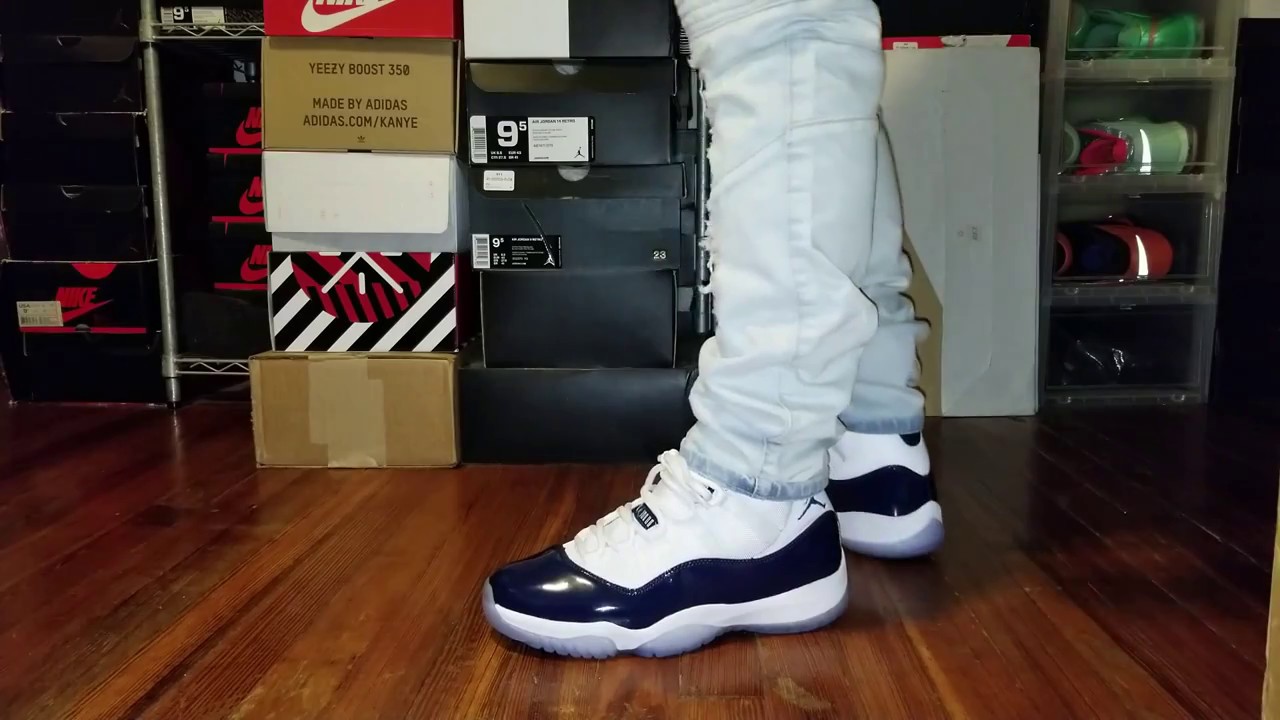 jordan 11 win like 82 on feet