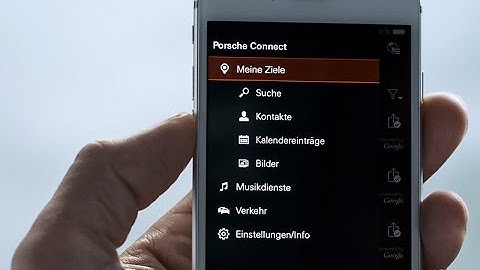 Porsche Communication Management (PCM). Porsche Connect App.
