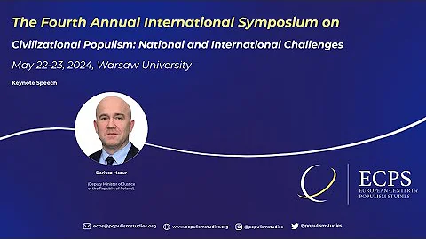 ECPS Symposium 2025 / Keynote Speech III — Dariusz Mazur (Deputy Justice Minister of Poland)