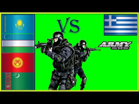 Казахстан Узбекистан Кыргызстан Туркменистан VS Греция Сравнение армии и вооруженных сил