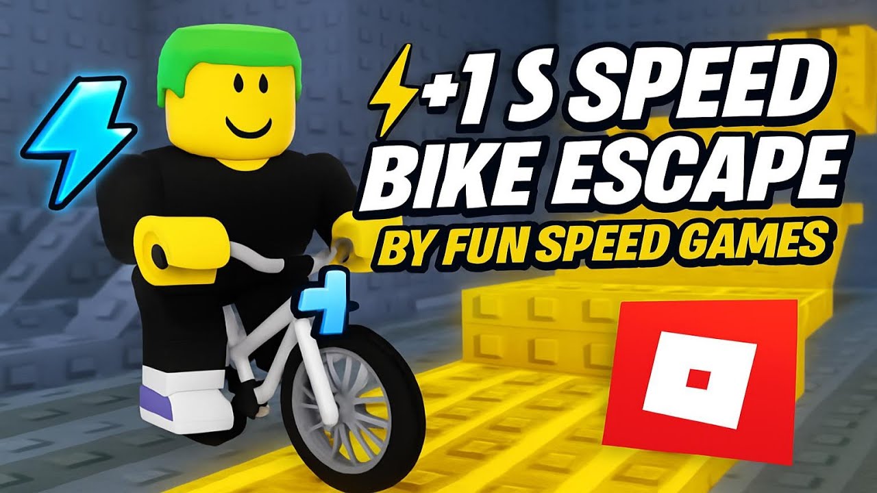 Video thumbnail for [⚡] +1 Speed Bike Escape By Fun Speed Games | Roblox | Gameplay, No Commentary, Android
