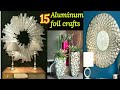 15 Aluminum foil wall decor | silver foil paper craft ideas | Aluminum foil crafts | craft angel