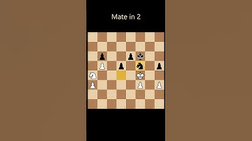 Chess puzzle. Mate in 2. Can you solve it? #chess