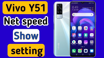 How to show net speed vivo y51/vivo y51 mein data speed kaise dekhen/network speed setting