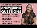 Childbirth Educator Answering Your Questions Ep. 2 | Safe Sleeping, Caffeine + Breastmilk Storage