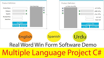 C# Tutorial - Create Multi Language Application in Win Form | Localization | Globalization | Culture