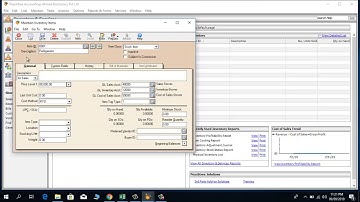 How to Create Inventory Items In Peachtree