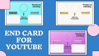 End card for you tube free download