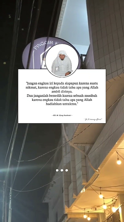 KATA-KATA BIJAK KANG UJANG BUSTHOMI