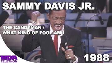 Sammy Davis Jr. - The Candy Man & What Kind Of Fool Am I | 1988 | MDA Telethon