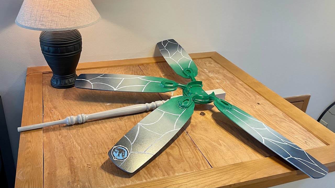 How To Make A Dragonfly Out Of Fan