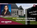 Supreme Court Ruling on Variation of Child Support | #AskAndrew