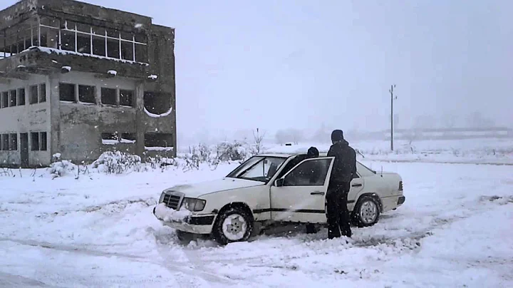 Dedra Integrale first snow drive