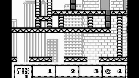 Donkey Kong (GB) Playthrough - World 1-4