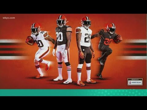 Cleveland Browns' new uniforms look a lot like their old ones
