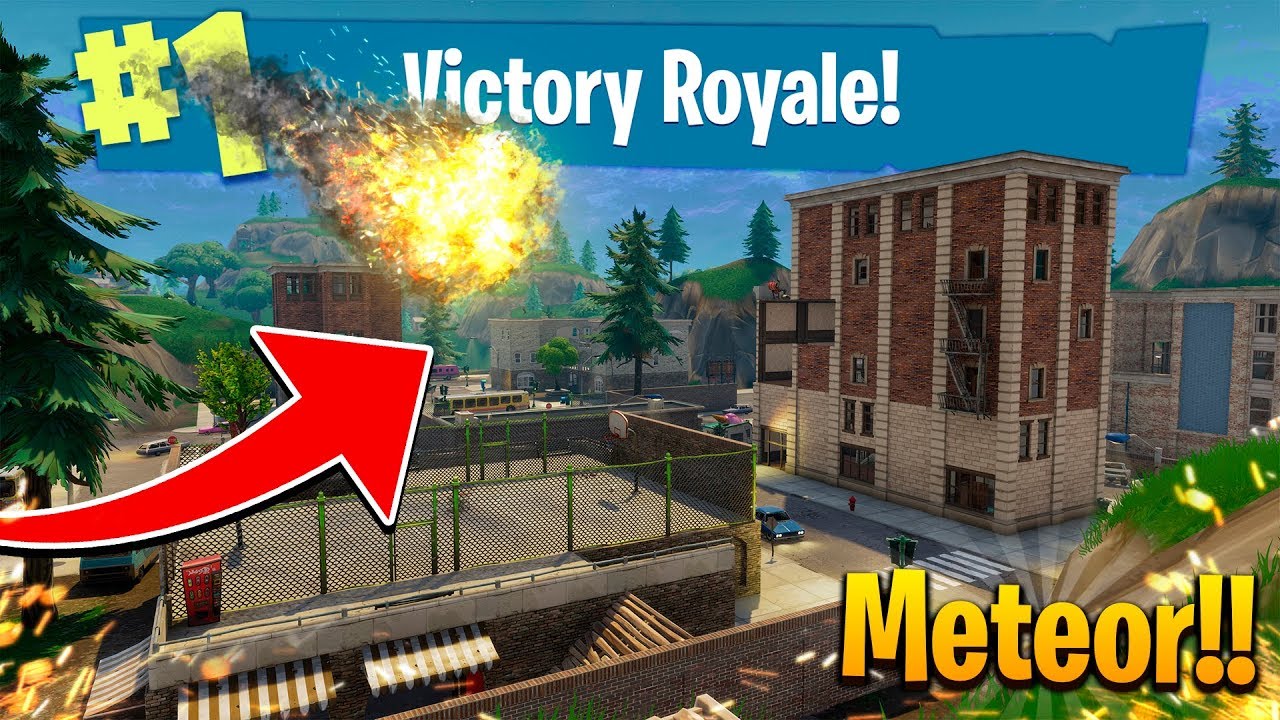 METEOR HITTING TILTED TOWERS *TODAY!!* - FORTNITE (Victory ... - 1280 x 720 jpeg 255kB