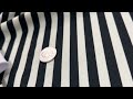 Black and white cream stripes print nylon lycra spandex fabric 4 way stretch by yard for swimwear