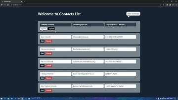 React Contacts List App - Coding Ninjas React Skill Test 2