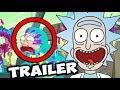 Lo Que no Te Diste Cuenta del Trailer RICK y MORTY Temporada 4