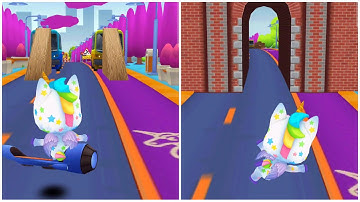 PLAY GAME UNICORN RUNNER 2 MAGICAL RUNNING ADVENTURE #33 | SHORT VIDEO FUNNY GAME | ANDROID/IOS