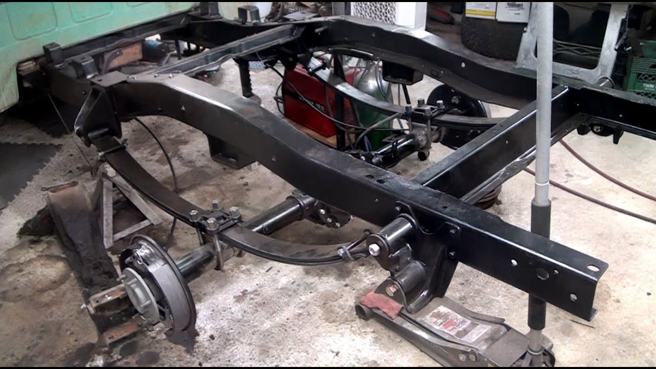 1967 Chevy K10 Rear Suspension Install YouTube