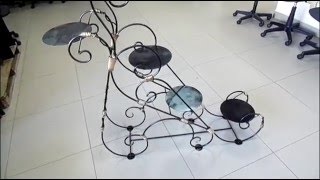 холодная ковка своими руками подставка под цветы(, 2016-04-23T11:32:04.000Z)