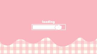 aesthetic pink bunny loading screen // free template || caramell screenshot 2