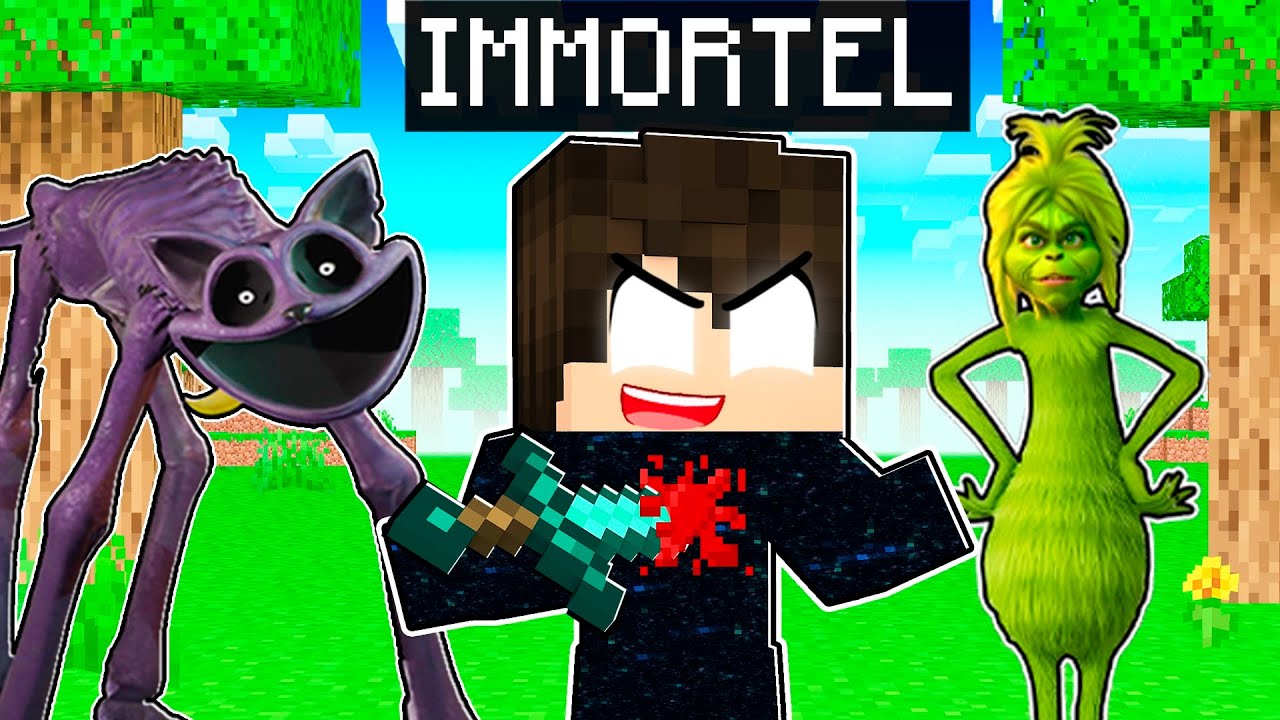 Je deviens IMMORTEL contre CATNAP sur Minecraft ! - YouTube