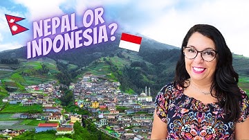 Indonesian Village on an Active Volcano 🇮🇩 Nepal Van Java